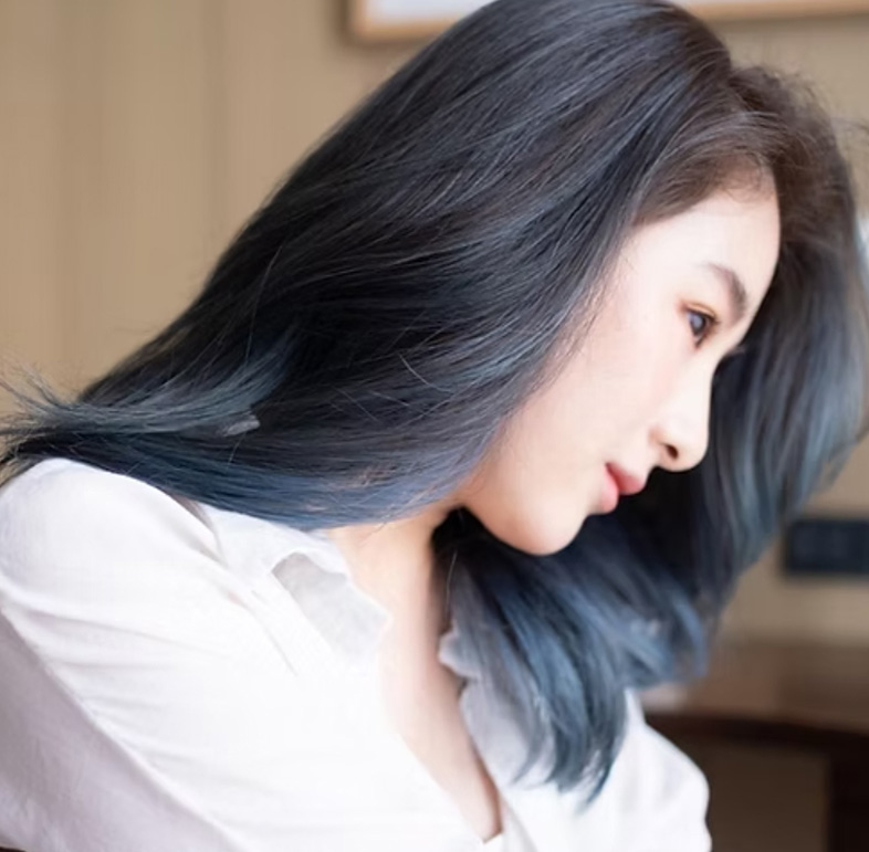 Blue hair model